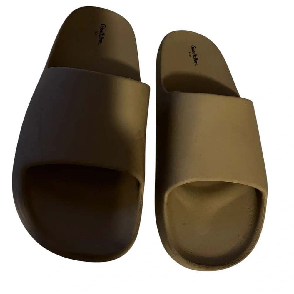 Goodfellow Kendrick Tan Slide Sandals Sz 10